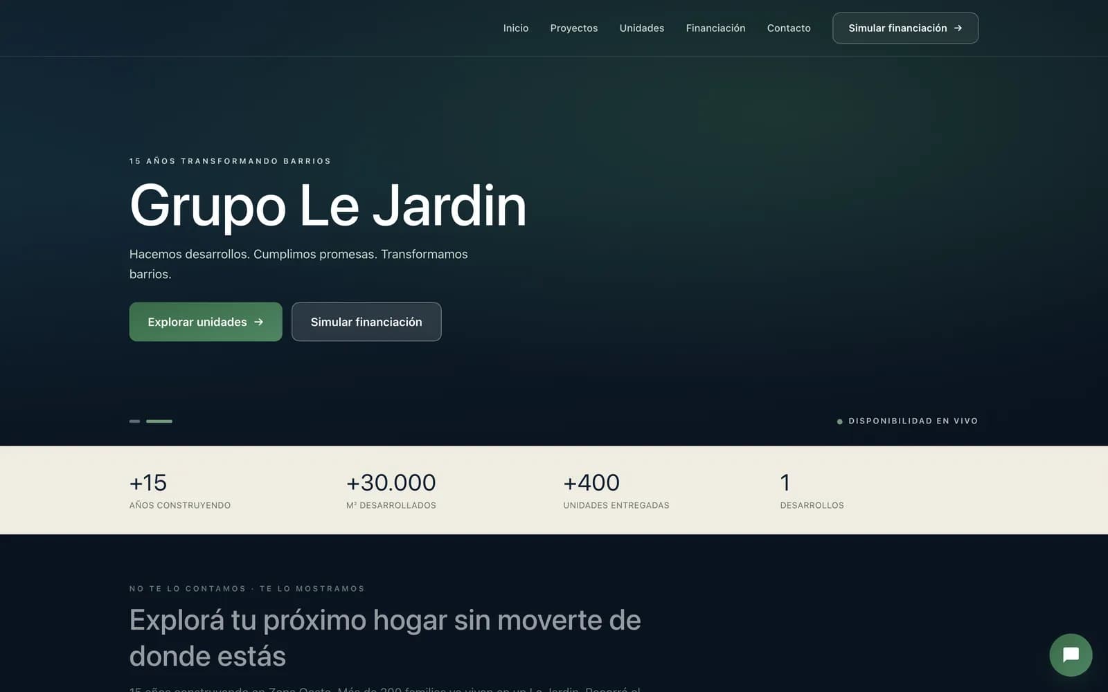Grupo Le Jardin — Showroom virtual